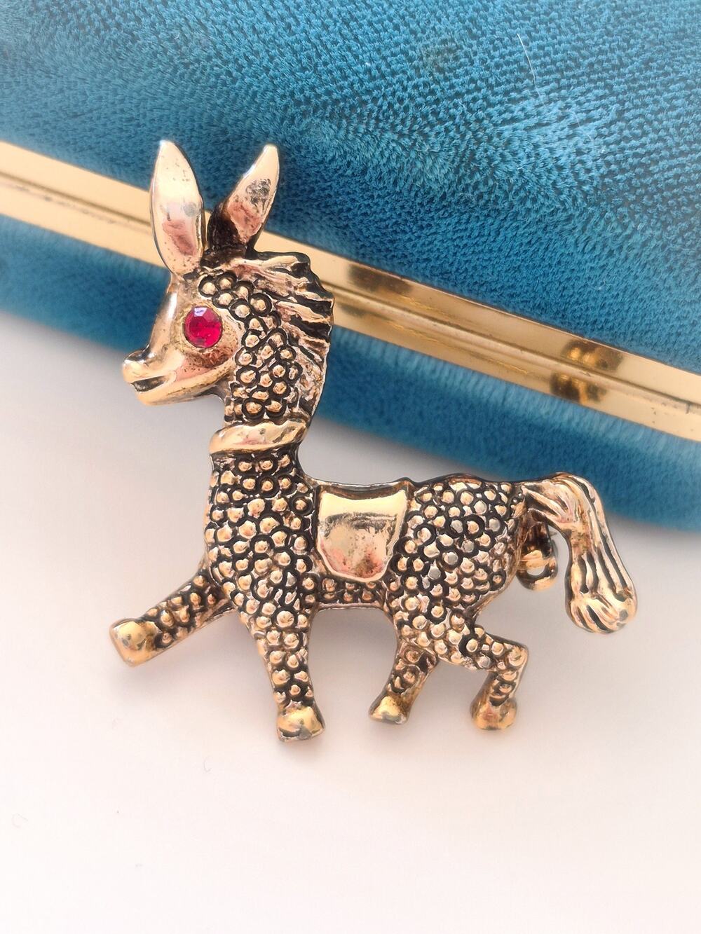 Vintage Llama Pin Brooch